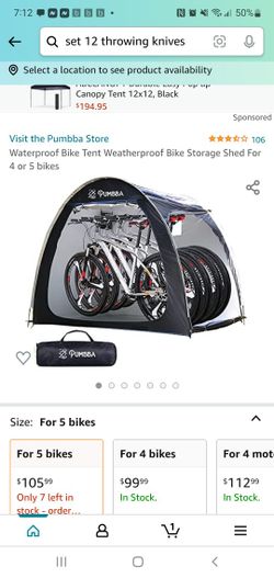 Out Door Bike  Garage 