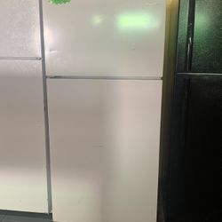White Refrigerator Amana