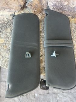 1989 Bronco XLT Sun visors Gray F-150