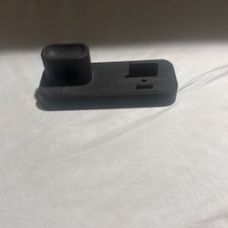 SOPOTUTU Portable Monitor Stand for Mobile Phone, Watch, Headset Charging - Black Plastic, 1 Piece, Back to School