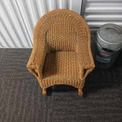 100 Year Old Wicker Rocking Chair Exel Cond