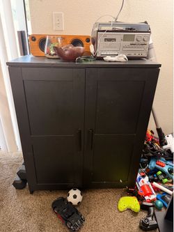 Black cabinet
