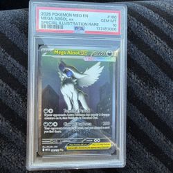 PSA 10 Mega Absol Ex