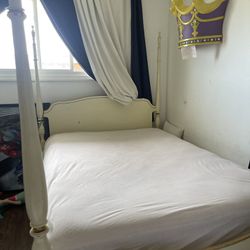 Full Size Bed Frame With Or W/out Mattress