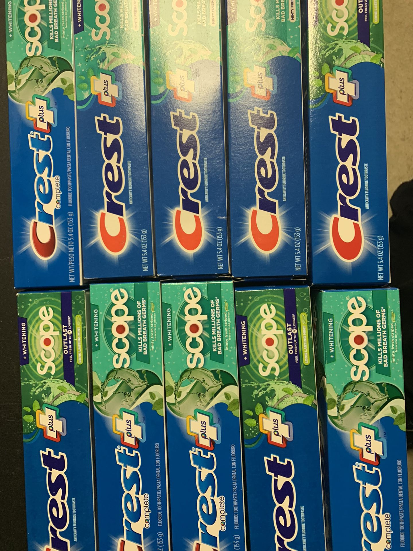10/$20 Crest Toothpaste 