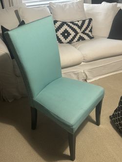 Tiffany’s Blue Dining/Office Chairs - 2