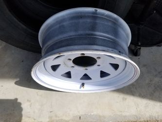 One Trailer Wheel 16x6 6 lug bolt pattern