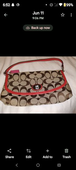NEW COACH SUFFLETTE HANDBAG NEW $231 ASKING $90 OBO NICE