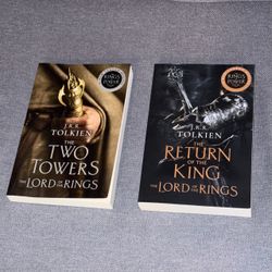 Book Set - Lord Of The Rings Two Towers and Return of The King NEW