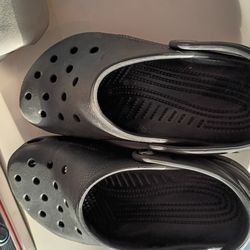 Black j3 size Crocs