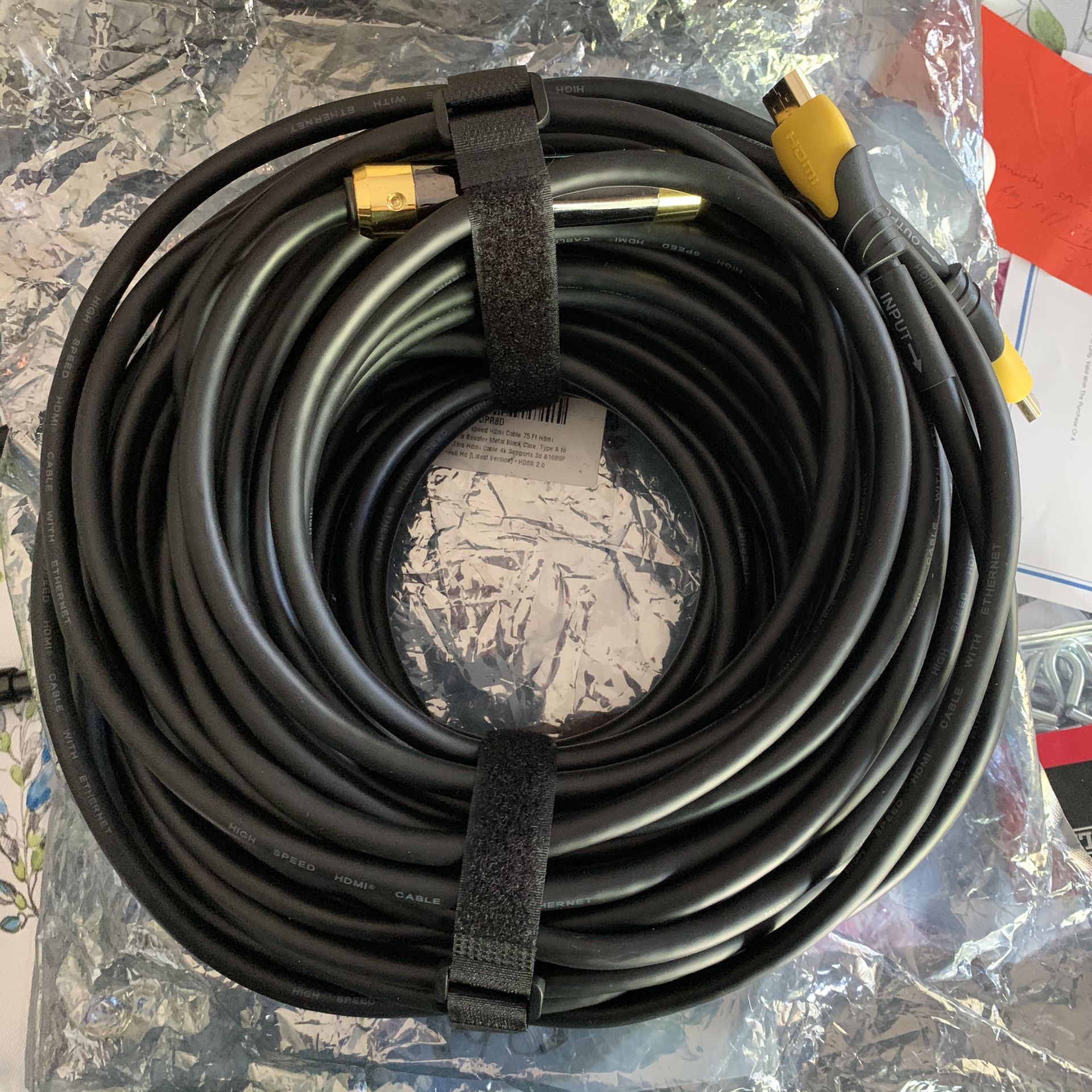 A-Tech 75 Foot HDMI Cable, 1080P support