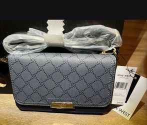 Nine West Woman’s Lawson Crossbody Wallet - French Navy Logo*NWT