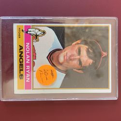 Nolan Ryan Angels Card