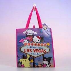 Sanrio Las Vegas Exclusive Hello Kitty Kuromi Cinnamon Roll Melody Tote Bag NWT