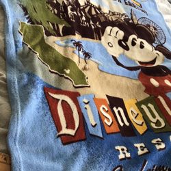 Disneyland Throw Excellent Condition 