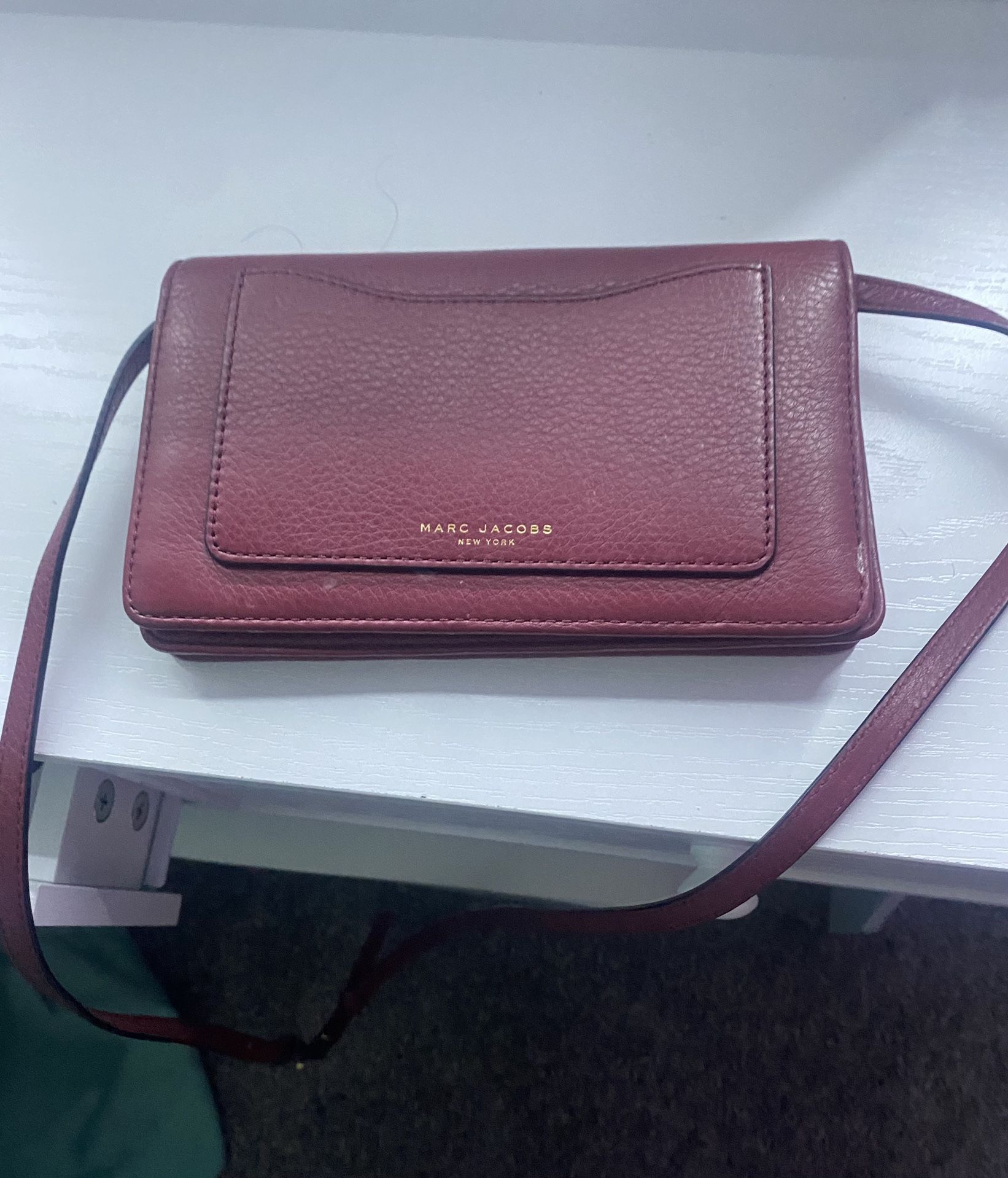 Burgundy Marc Jacob’s Crossbody Purse 