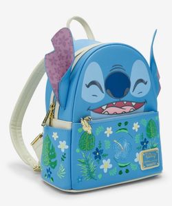 Stitch Floral Mini Backpack and Wallet SET Loungefly