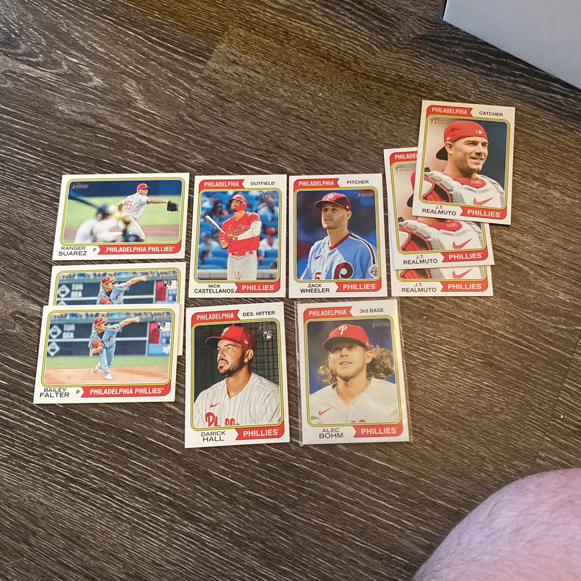 2023 Topps Heritage Phillies Lot 