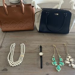 Kate Spade Purses, Necklaces, & Watch