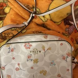 flower coach crossbody bag