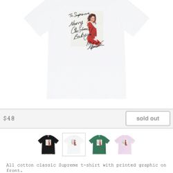 Supreme Mariah Carey Tee White