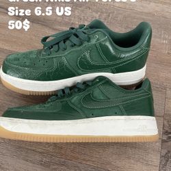  Nike Air Force 1 Gorge Green Croc