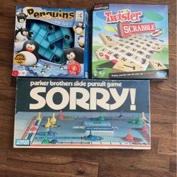Board Games in Good Shape/Some New!