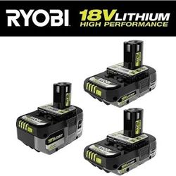 Ryobi 18v Batteries 4.0Ah + 2x 2.0Ah -New