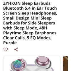 Zyhkon Sleep Earbuds With Touch Screen