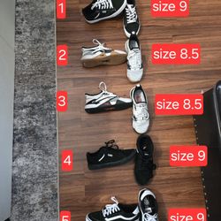 Men's Vans And Reebok Shoes