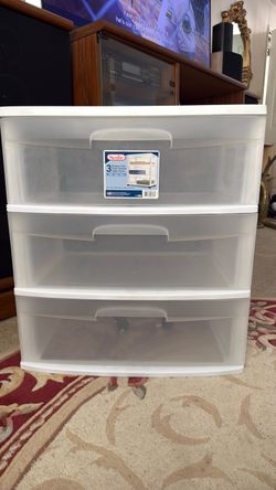Sterilite 3 Drawer Cart
