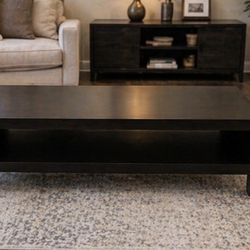 Modern Black Coffee Table For Sale