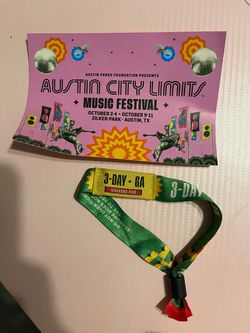 ACL WEEKEND 1 FOR SALE