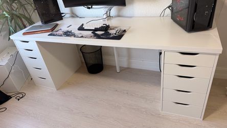 IKEA / ALEX Desk – 79” – 10 Drawers – $150
