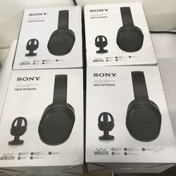 Qty 4 - Sony MDR-RF995RK Wireless Home Theater Headphones