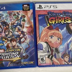 Marvel VS Capcom Fighting Collection River City Girl Arcade Classics Games Ps4 5