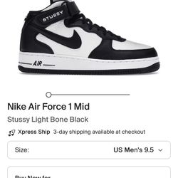 Air Force Mid - Stussy X 