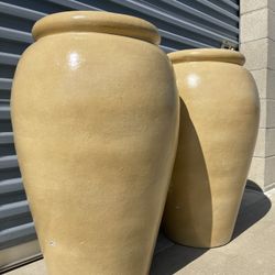 32” Terracotta Vases 🏺🏺($120 Each)
