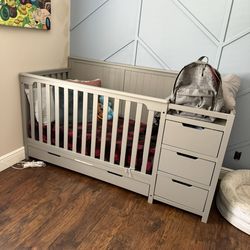 Brand new crib with mattress and everything