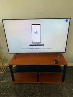 Samsung 55” TV and TV stand