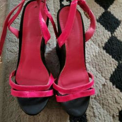 Hot Pink Heels Size 8