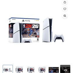 PlayStation 5 Disc Console Slim with NBA 2K26