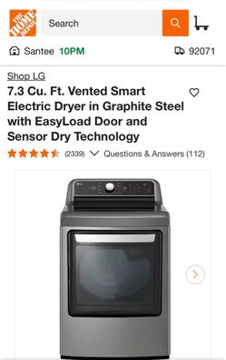 Lg electric dryer