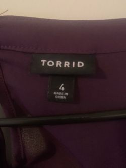 Plus size 4X ladies Torrid blouse 5$