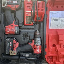 Milwaukee Impact And Drill 