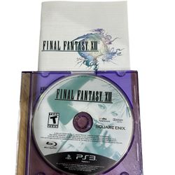 PS3 Final Fantasy XIII Game