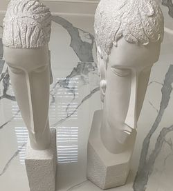 diva face 2 sculptures modani (both) - Modani Furniture
