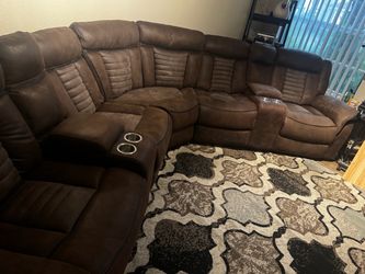 Brown Sectional