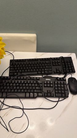 Dell $5 Keyboards Mouse& Computer Cables