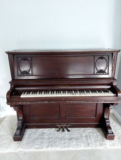 Authentic antique American upright piano